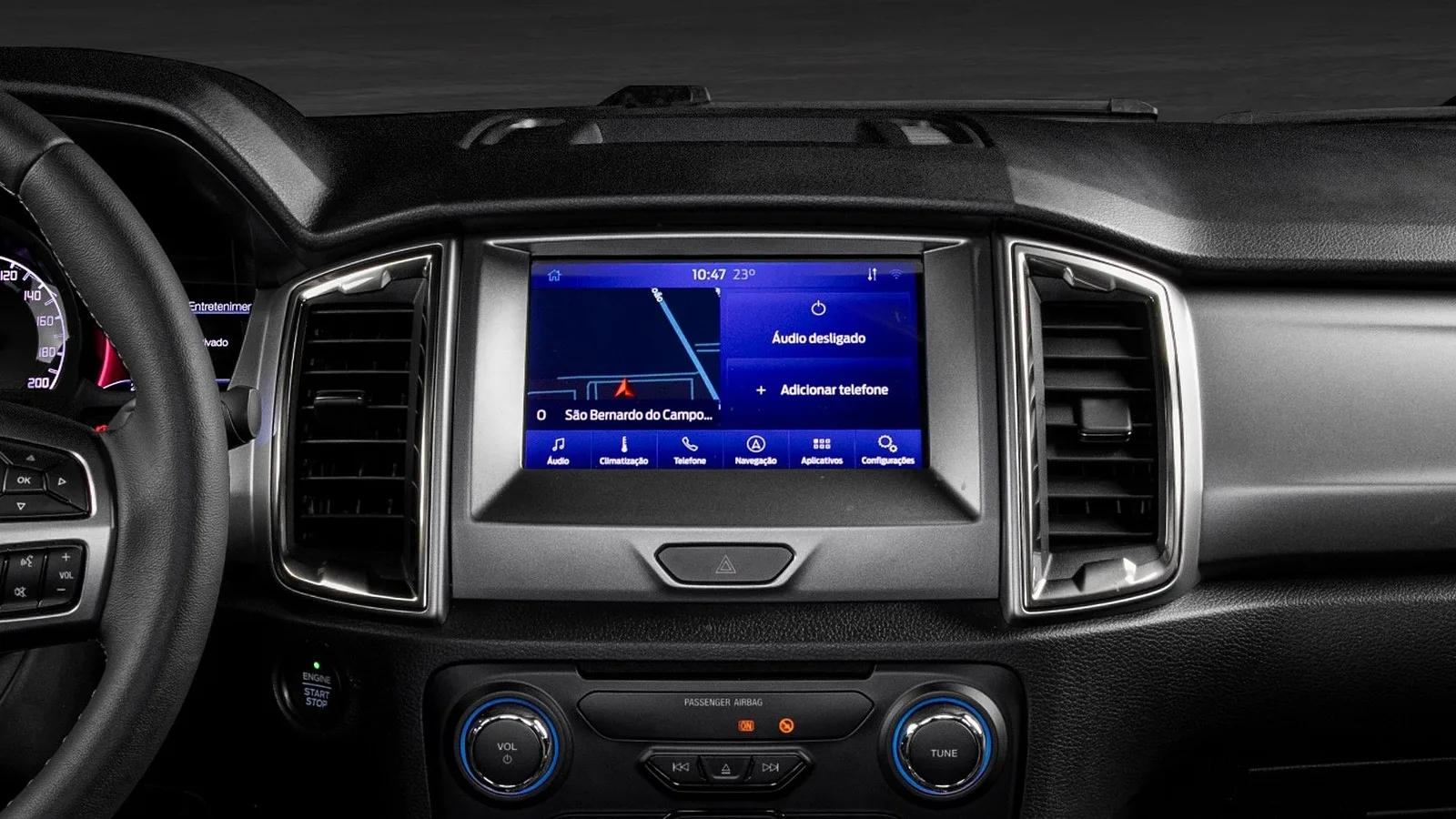 SYNC® 3 - Conectividade via CarPlay & Android Auto