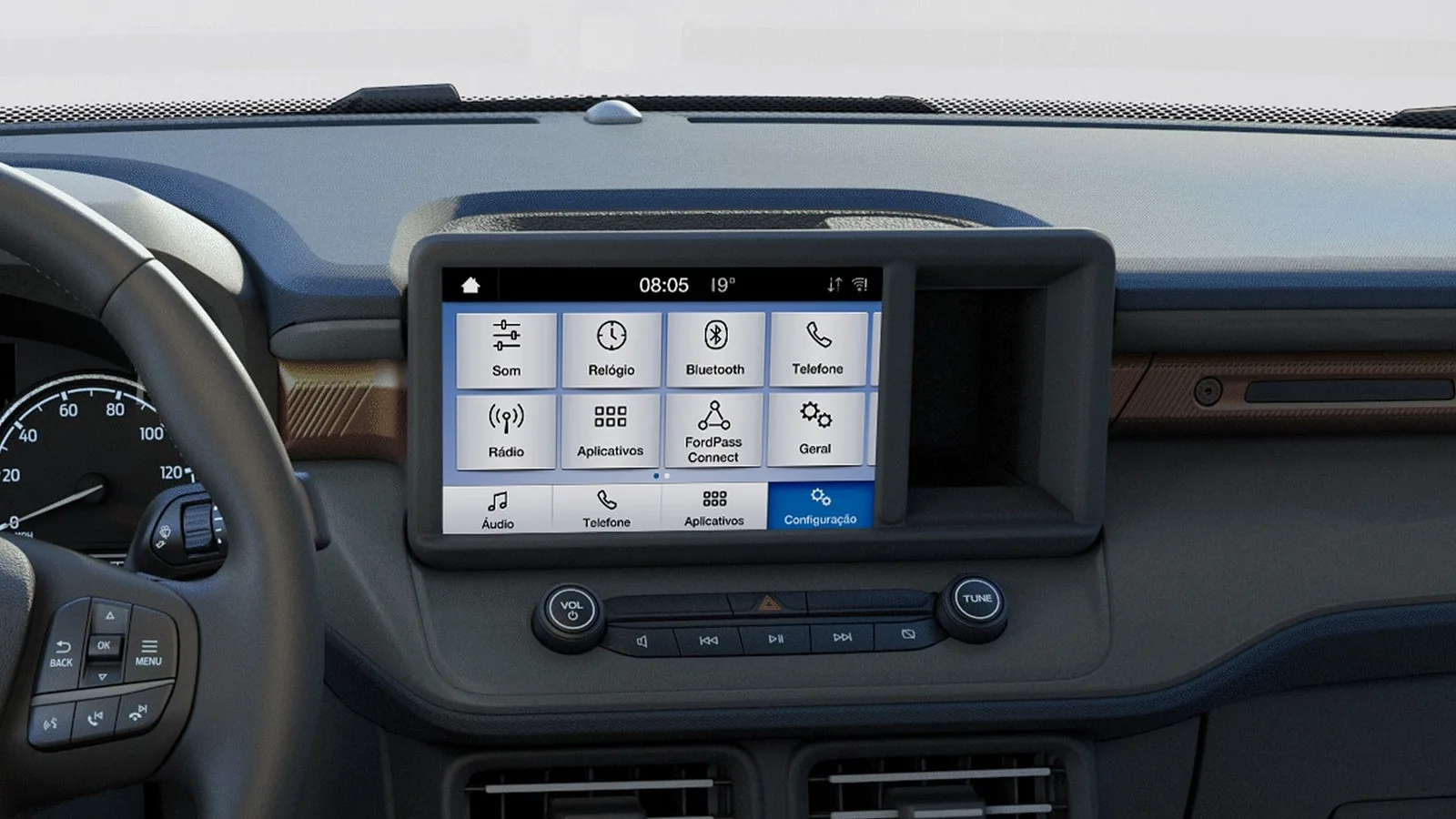 SYNC® - Conenctividade com Carplay & Android Auto