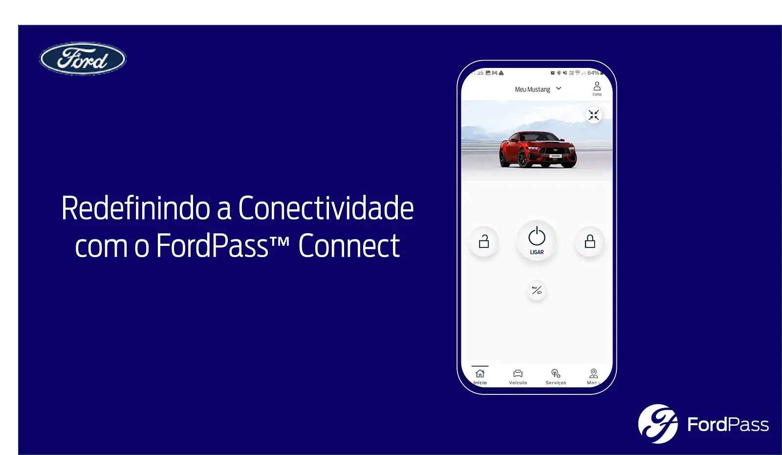 Redefinindo a Conectividade com o app Ford™