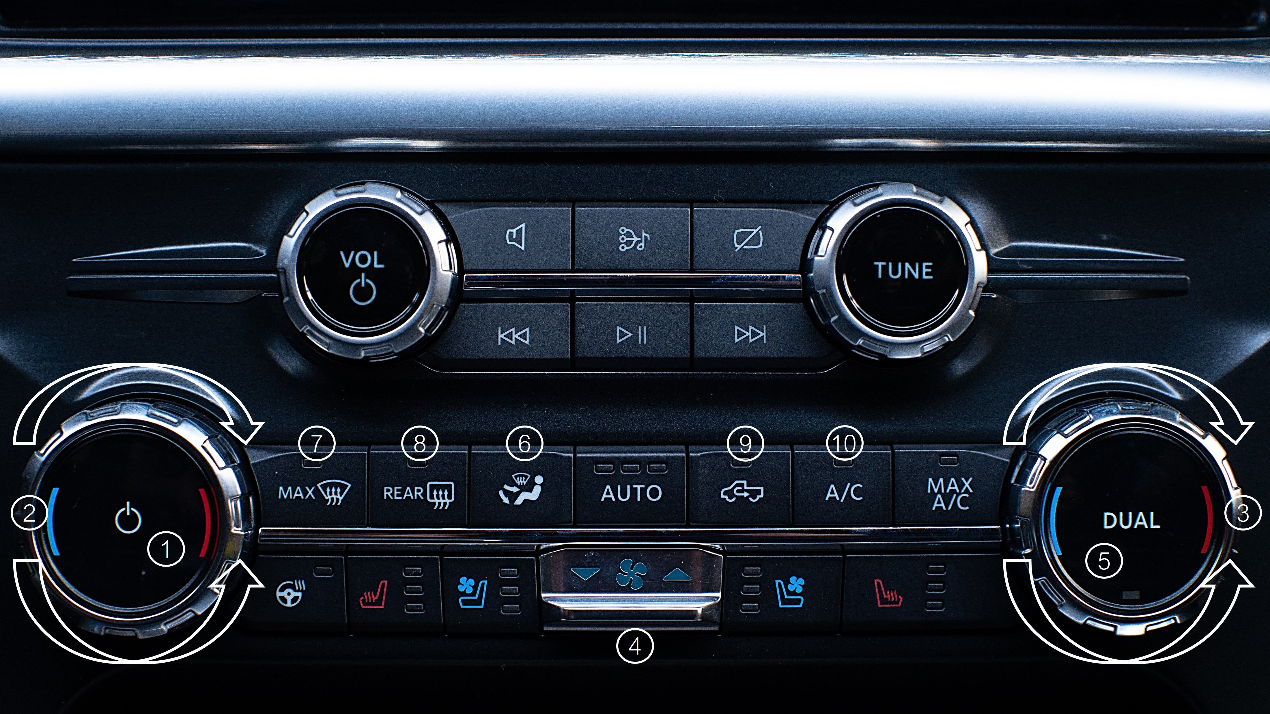 Ar-Condicionado Digital Dual Zone