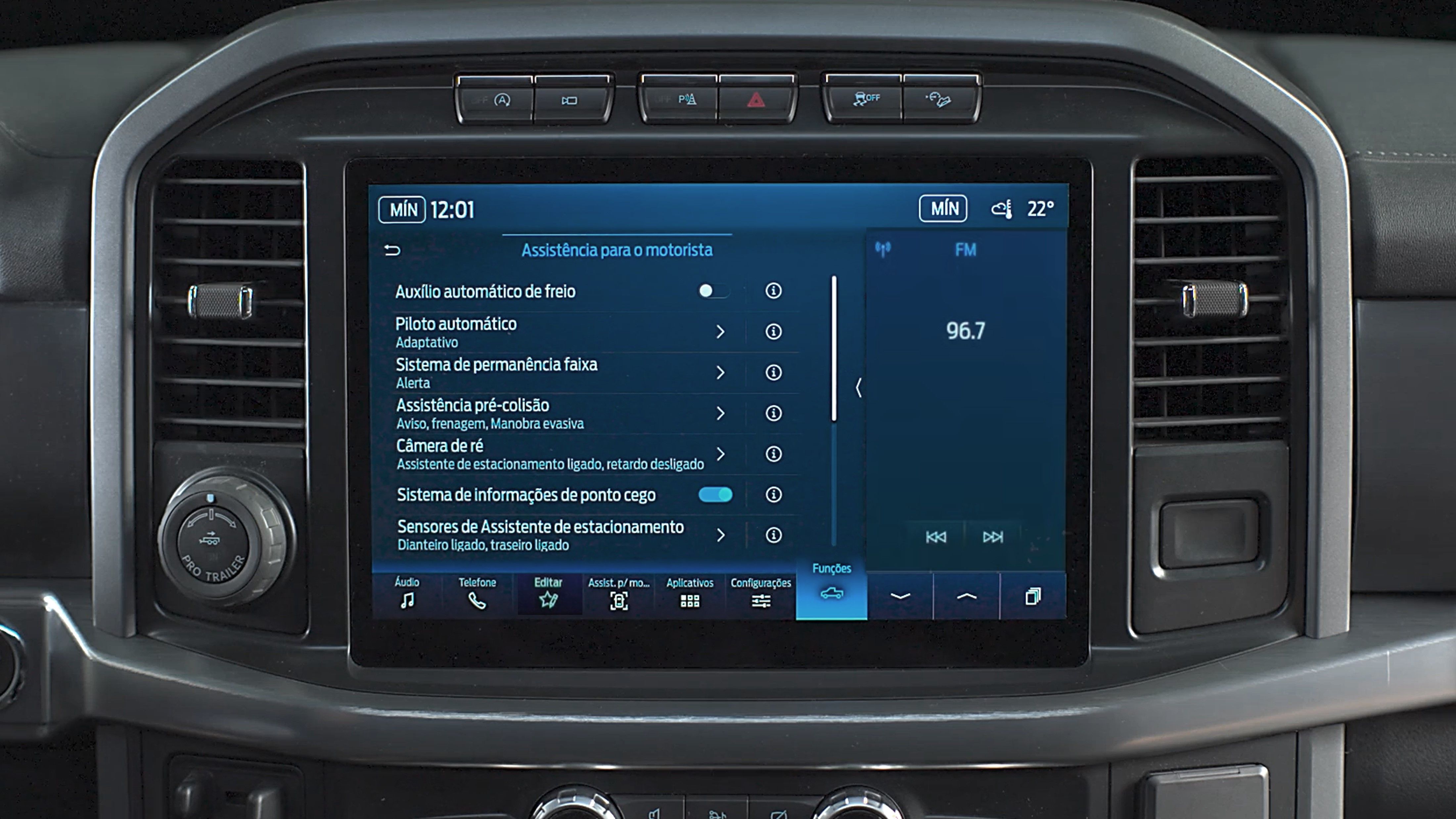 Sistema de Monitoramento de Ponto Cego (BLIS)