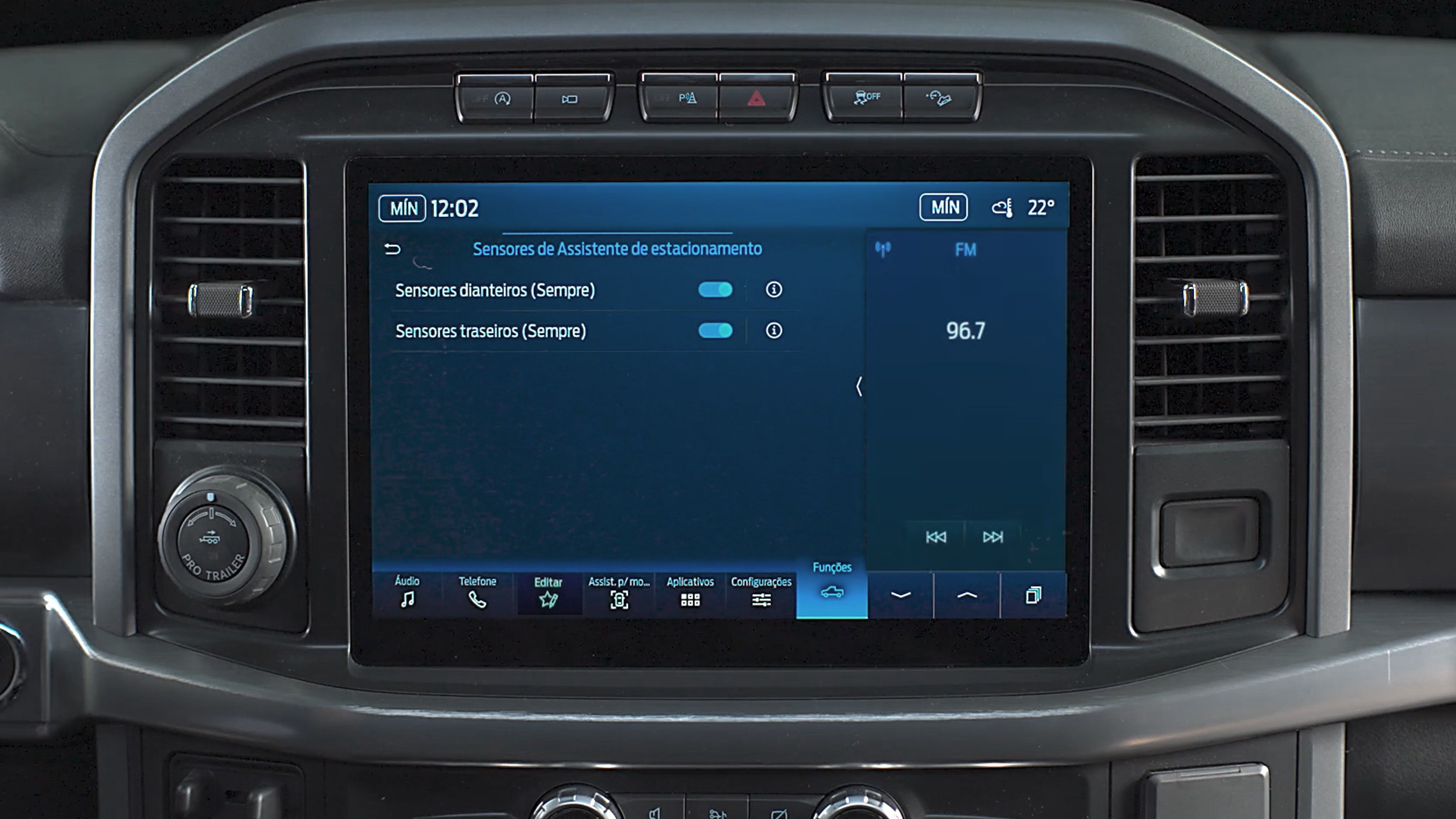Sensor de Estacionamento Dianteiro