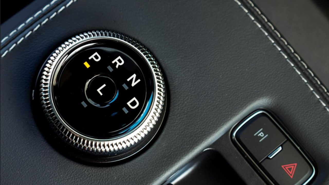 Seletor de “marchas” rotativo