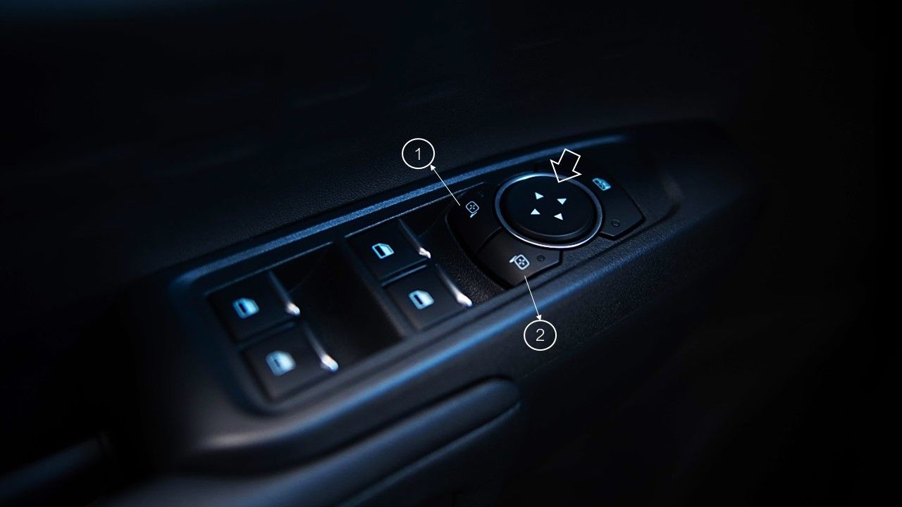 Ajuste Elétrico dos Retrovisores Externo