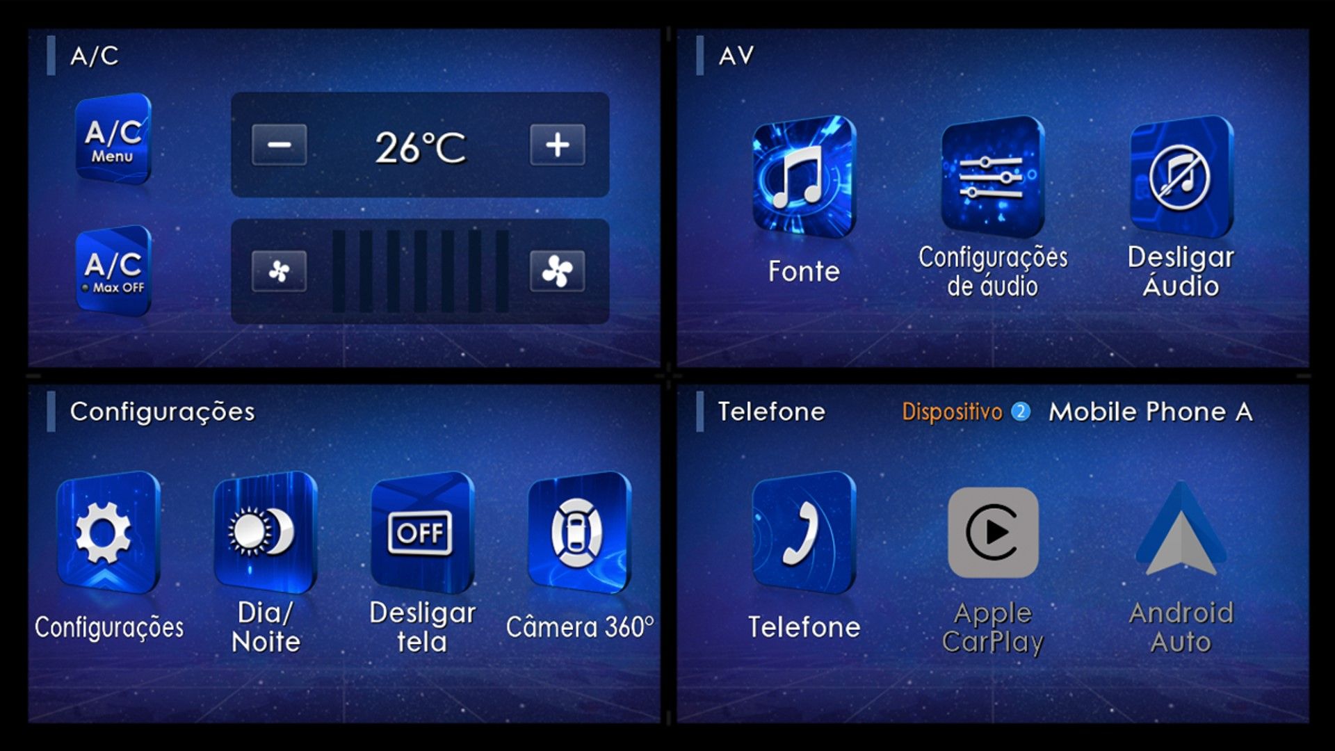 SYNC® Touch - Áudio