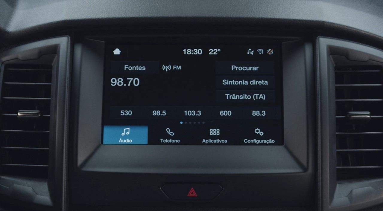 SYNC® 2.5 - Função Áudio